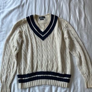 VINTAGE POLO BY RALPH LAUREN HAND STICHED VARSITY SWEATER